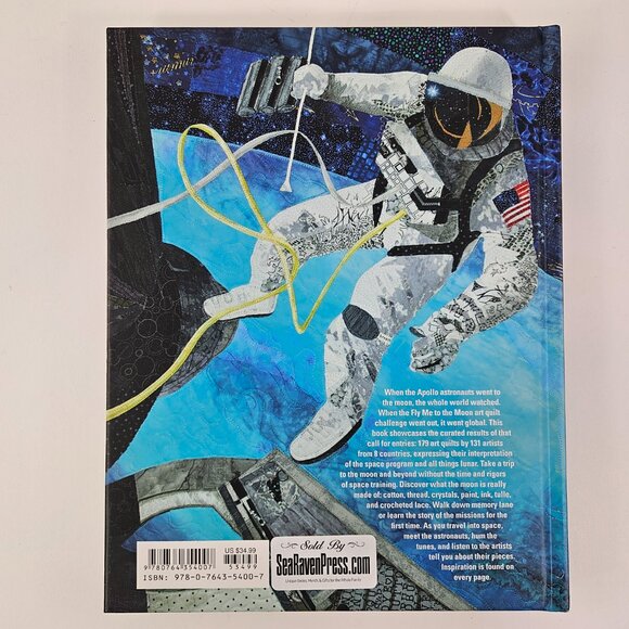 Fly Me to the Moon: An Art Quilt Journey by Suzanne Miller Jones 2017 Hardcover - Picture 2 of 5